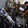 Mais de 76% dos homicídios em 2014 foram com uso de armas de fogo Mais de 76% dos homicídios em 2014 foram com uso de armas de fogo