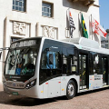 Primeiro ônibus elétrico produzido no Brasil circulará pelas ruas de São Paulo