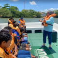 IMA retoma projeto Barco Escola e leva educação ambiental para estudantes