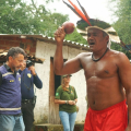 Indígenas Aconã recebem FPI com a dança sagrada do Toré em Traipu