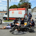 Samu alerta sobre o aumento dos atendimentos a vítimas de acidentes com motociclistas
