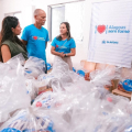 Alagoas Sem Fome beneficia centro espírita com aproximadamente meia tonelada de alimentos