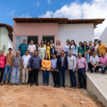Vereadores visitam obras das 250 casas construidas em Santana do Ipanema